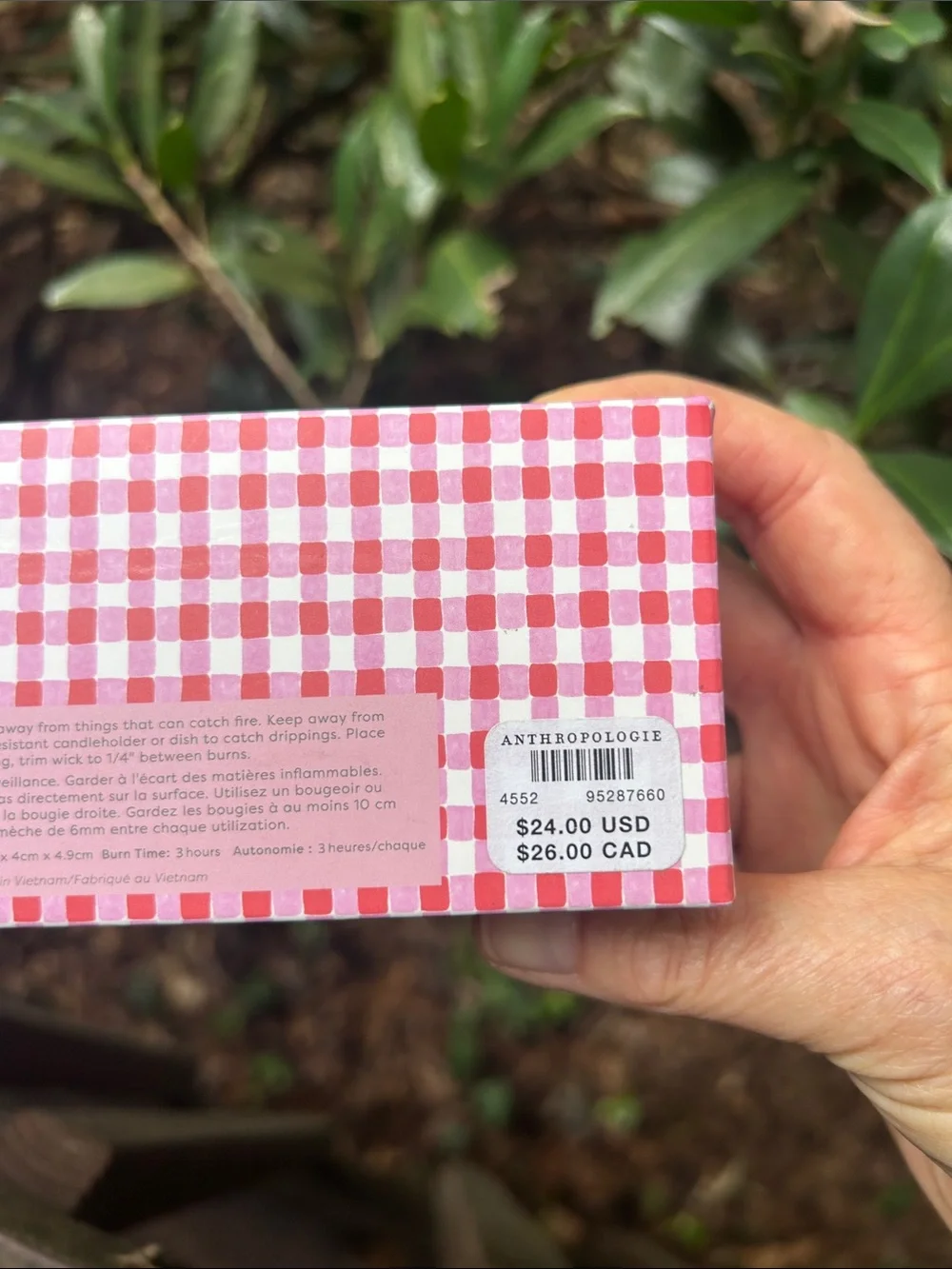 Anthropologie Pink & Red Strawberry Candle Set